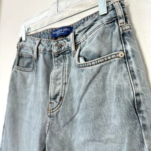 SCOTCH & SODA The Sky Straight Leg Light Blue Jeans High Rise Denim 27/32 - Picture 2 of 6
